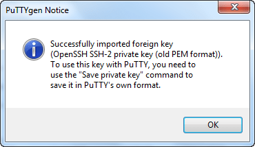OAC Accessing Service Files Blog - Key Import Notice