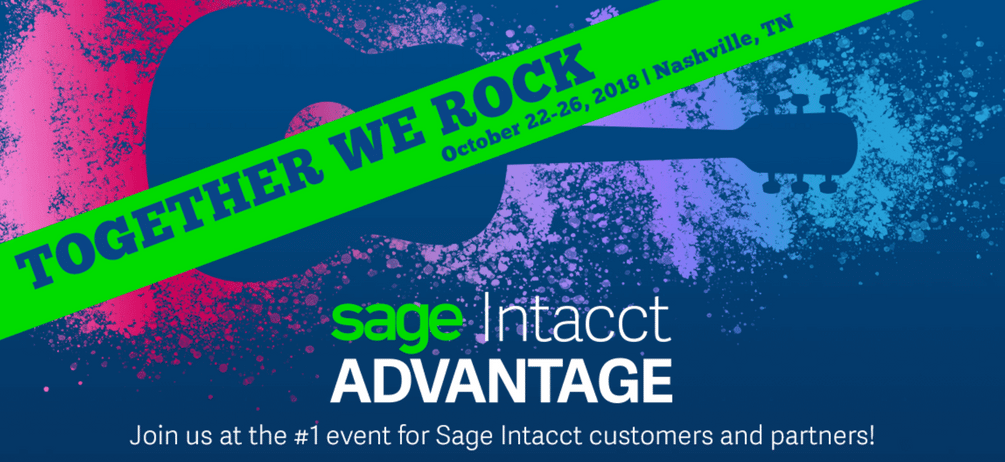 Sage Intacct Advantage 2018