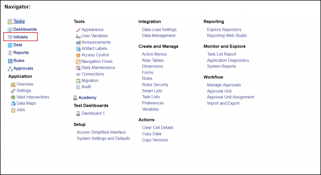 BPM Infolets Blog - Navigator