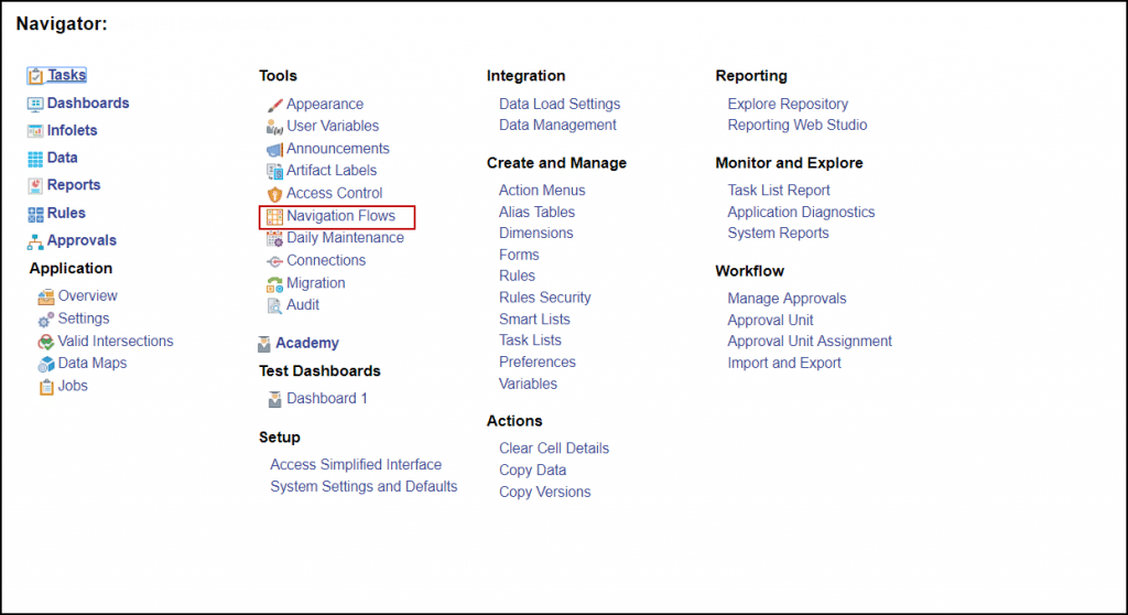 BPM Infolets Blog - Navigator Flows