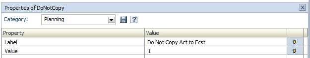 Oracle PBCS and Hyperion Planning - Flexible Business Rules - Properties of DoNotCopy