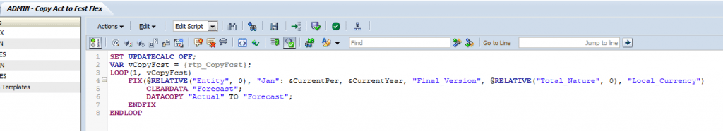 Oracle PBCS and Hyperion Planning - Flexible Business Rules - Admin