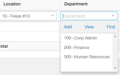 AS Dimensional Relationships - Filtered Department