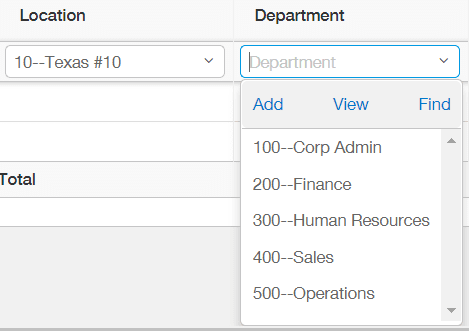 AS Dimensional Relationships - Unfiltered Department