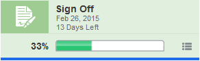 Oracle EPRCS Overview Blog - Sign Off Phase Progress