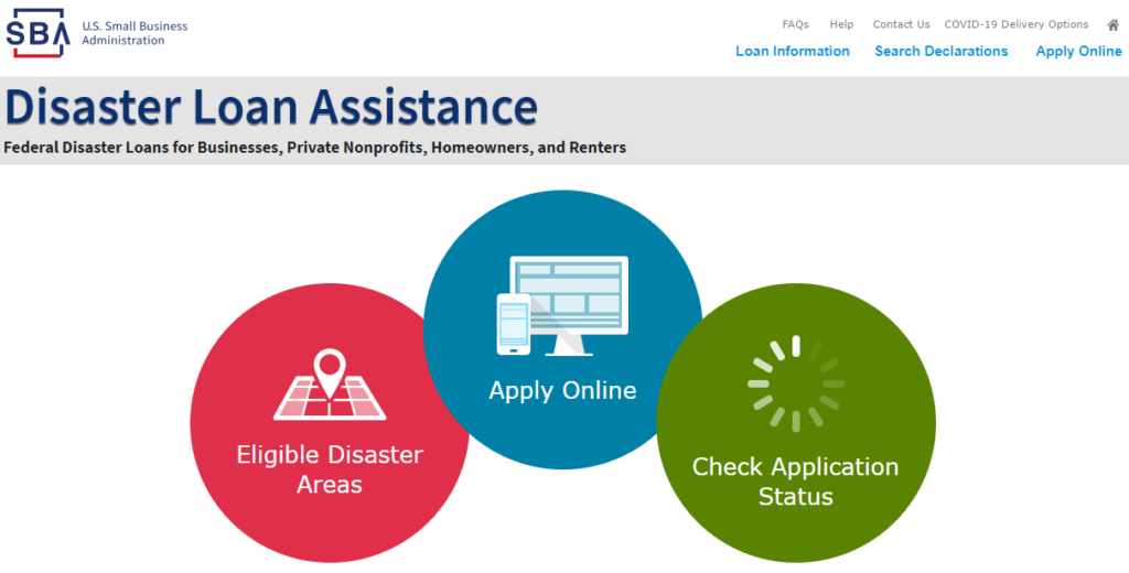 U.S. SBA Economic Injury Disaster Loan (EIDL) Process