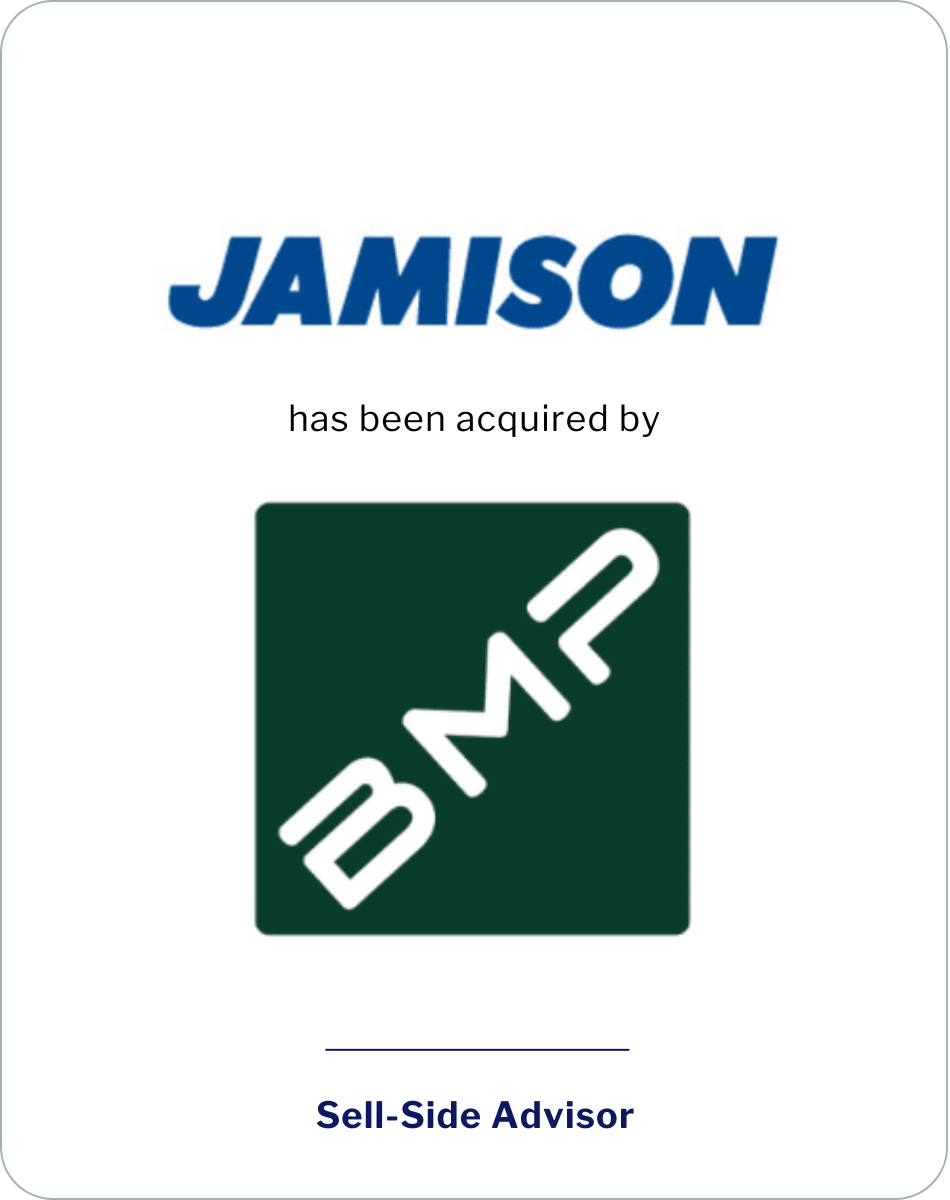 Jamison Door has been acquired by BMP