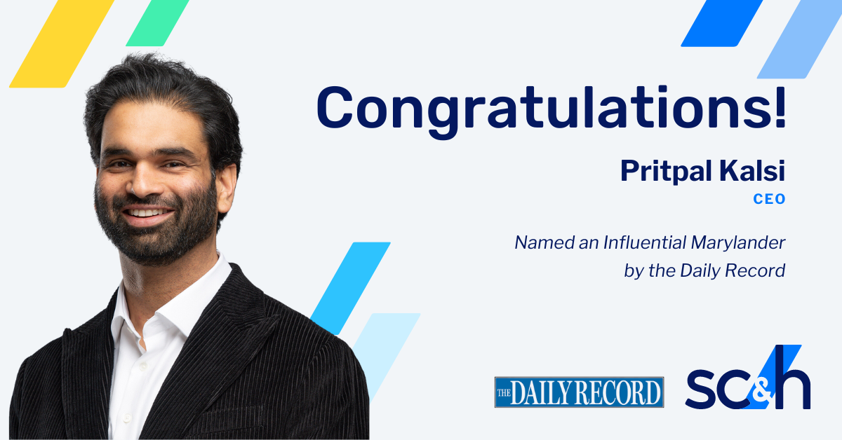 SC&H CEO Pritpal Kalsi Recognized Among Maryland's Most ...