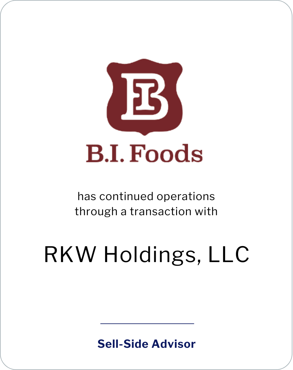Beef International Inc. has continued operations through a transaction with RKW Holdings, LLC