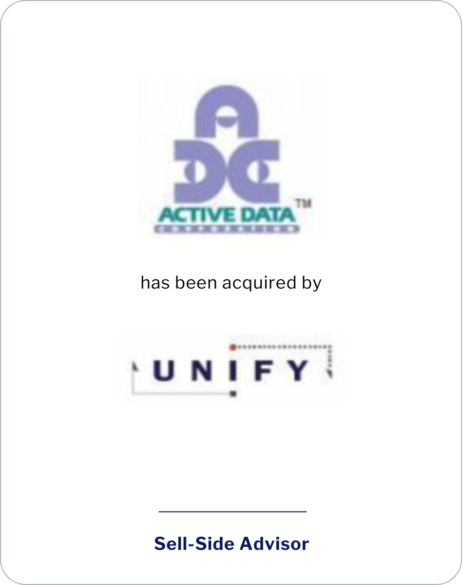 SC&H Capital Advises Active Data Corporation on Sale to Unify