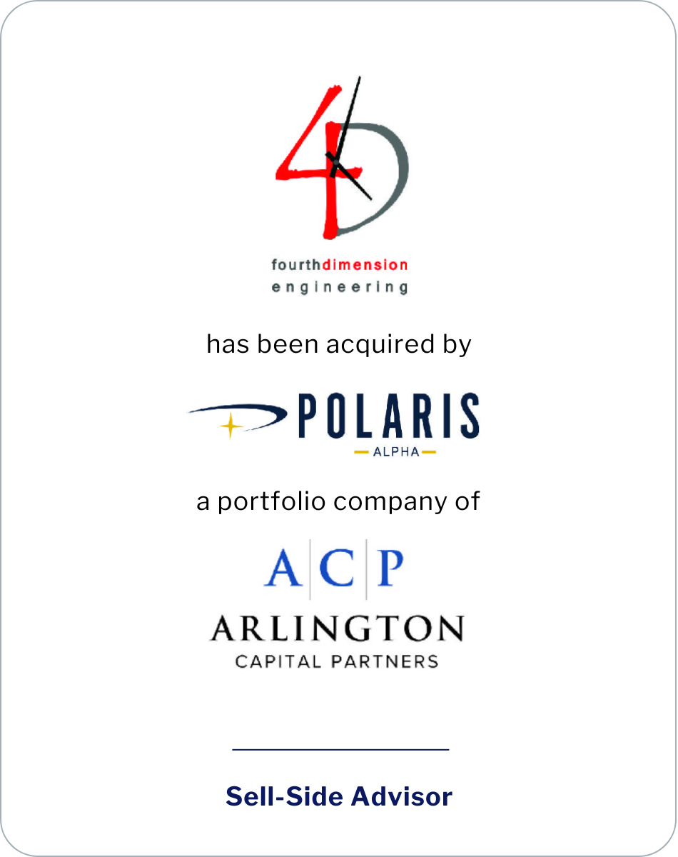 SC&H Capital Advises Fourth Dimension Engineering on its Acquisition by Polaris Alpha