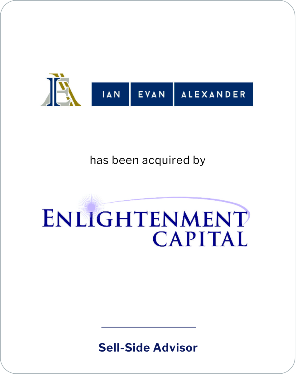 Ian, Evan & Alexander Corporation Acquired by Enlightenment Capital