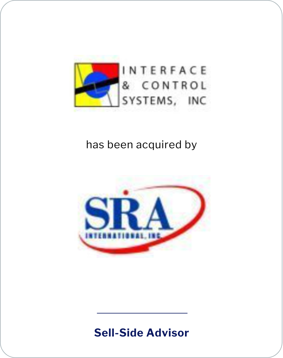 SC&H Capital Advises Interface & Control Systems in Sale to SRA International