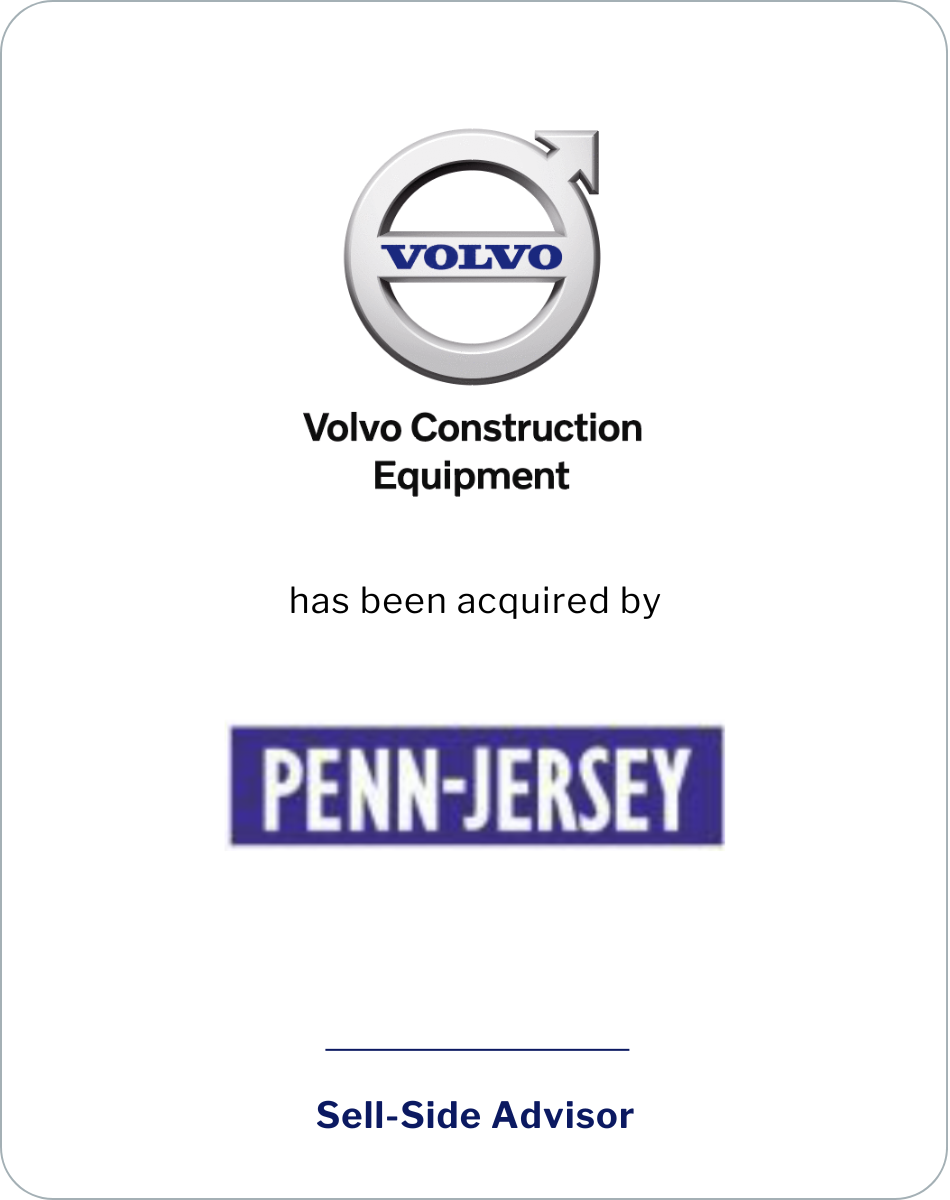 Volvo Construction Equipment_IR / NJ VCES / PJ Merger